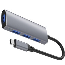 Echoes 4-In-1 USB C Hub Fare Klavye Yazıcı Ayırıcı Adaptörü 3 USB 2.0 Bağlantı Noktaları (Yurt Dışından)