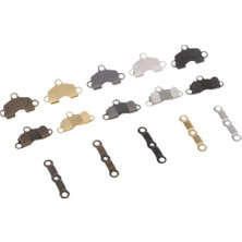 Prettyia 1 Kutulu (50PCS) Kanca ve Göz Kapanmaları Bel Genişletici Bağlantı Elemanlarına Metal Dikiş (Yurt Dışından)