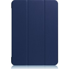 CRESCENT Apple iPad 7. Nesil 10.2 Inç (2019) Prime Smart Silikon Case Tablet Kılıfı (A2197-A2198-A2200) Mavi