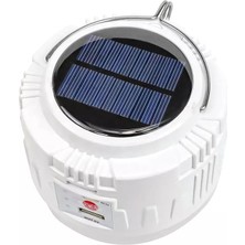 Tawitec Şarjlı Solar LED Işıldak – Kamp Feneri Güneş Enerji Paneli + USB Şarjlı – Beyaz Güçlü Işık 30 W