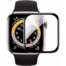 Coofbe Apple Watch 7 45MM Full Kaplama Ekran Koruyucu, Kavisli, Su Geçirmez, Parmak Izi Bırakmaz