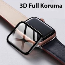 Coofbe Apple Watch 7 45MM Full Kaplama Ekran Koruyucu, Kavisli, Su Geçirmez, Parmak Izi Bırakmaz