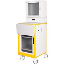 Elevit 1678 - IP20 Dikili Tip Bölünmüş Metal Bilgisayar Kabineti