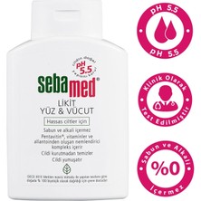 Sebamed Yüz ve Vücut Temizleyici Likit 200 ml