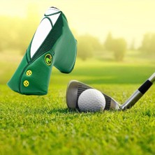 Perfk Golf Club Kafa Kapağı Blade Putter Headcover Koruyucu Kılıf Golfçü Ekipmanı (Yurt Dışından)