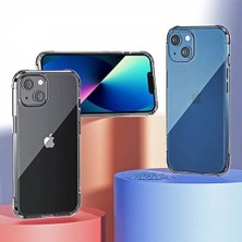 Coofbe Anti-Drop Apple Iphone 13, 13 Pro Darbe Emici Kılıf, Shockproof Kamera Korumalı Kılıf Şeffaf