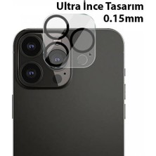 Coofbe Iphone 13 Pro, 13 Pro Max 0.15MM Arka Kamera Koruyucu Full Kaplama Kırılmaz, Çizik Önleyici