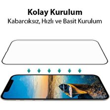 Coofbe Apple Iphone 13 Pro Max 9d Full Kaplama Kırılmaz Ekran Koruyucu, Kabarcık Bırakmaz Teknoloji