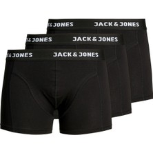 Jack & Jones Erkek Siyah Renk 3 Lü Boxer 12214348