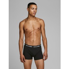 Jack & Jones Erkek Siyah Renk 3 Lü Boxer 12214348