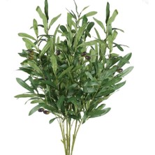 Nettenevime Yapay Zeytin Dalı 4 Adet Uzun Dallı 90CM 6 Meyveli