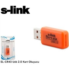 S-Link SL-CR43 USB 2.0 Kart Okuyucu