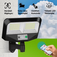 Upway 126 LED Solar Bahçe Lambası Güneş Enerjili 3 Modlu Dış Mekan Aydınlatma