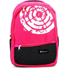 Sentor SN-2003 Laptop Bölmeli Okul Sırt Çantası 3 Bölmeli Pembe