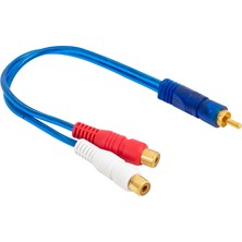 Powermaster Anfi Y Kablo 1 Erkek 2 Dişi 25 cm Kablo