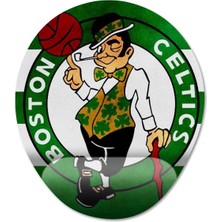 Pixxa Boston Celtics Bilek Destekli Mousepad Model - 1 Oval