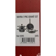 ÖZ LİFE Özlife 6045 Mayra 7 Prc Granit Set Gri