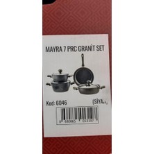 ÖZ LİFE Özlife 6046 Mayra 7 Prc Granit Set Siyah