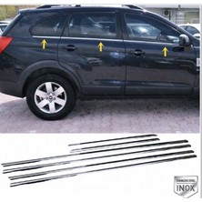 Chevrolet Captiva Krom Cam Çıtası 6 Prç. 2007 Üzeri P. Çelik
