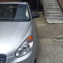 STS Oto Aksesuar Hyundai Accent Era Batman Yarasa Ayna Kapağı Piano Black Abs Plastik Batman