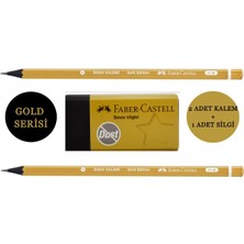 Faber Castell Gold Serisi Özel Sınav Seti(2 Adet Kalem+1 Adet Silgi)