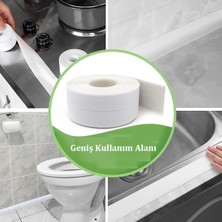 Ankanorm Sızdırmazlık Bandı Banyo Mutfak Lavabo Küvet Duş Teknesi Su Geçirmez Kenar Bant (320 Cm)