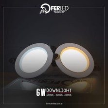 Ferled 6w Led Downlıght Beyaz