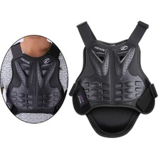 Motosiklet Koruma Yelek Omurga Göğüs Koruması Dirtbike Black Xl Için Fit