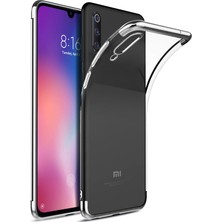 Ekolaks Xiaomi Mi 9 Kılıf Electroplate Planting Tpu Şeffaf Lazer Ince Slim Silikon