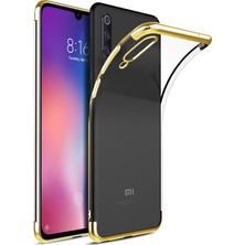 Ekolaks Xiaomi Mi 9 Kılıf Electroplate Planting Tpu Şeffaf Lazer Ince Slim Silikon