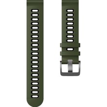 Novstrap Huawei Watch Gt2 Pro 46MM Uyumlu Kordon Kayış (22MM) Sportive Delikli Spor Silikon Kordon