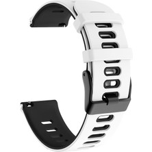 Novstrap Samsung Galaxy Watch 3 45MM Uyumlu Kordon Kayış (22MM) Sportive Delikli Spor Silikon Kordon