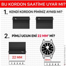 Novstrap Samsung Galaxy Watch 3 45MM Uyumlu Kordon Kayış (22MM) Sportive Delikli Spor Silikon Kordon