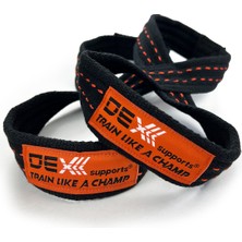 Dex Supports 8 Loop Lifting Straps + Elite Wrist  Wraps  2'li Set