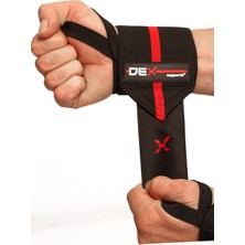 Dex Supports 8 Loop Lifting Straps + Elite Wrist  Wraps  2'li Set