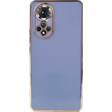 Caseart  Huawei Honor 50 Kapak Kamera Korumalı Lazer Kesim Lüx Silikon Kılıf -Petrol Mavisi