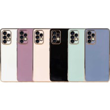 Caseart Samsung Galaxy 13 4g Kapak Kamera Korumalı Lazer Kesim Lüx Silikon Kılıf - Rose Gold