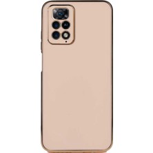 Case World Xiaomi Redmi Note 11 Pro 5g Kapak Kamera Korumalı Lazer Kesim Lüx Silikon Kılıf - Rose Gold