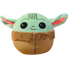 Elifeshop Ithal Ürün Kürklü Kumaş Baby Yoda Star Wars Mandalorian Bebek Yoda Figür Peluş Oyuncak 15 Cm.