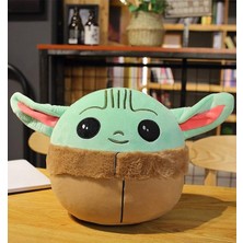 Elifeshop Ithal Ürün Kürklü Kumaş Baby Yoda Star Wars Mandalorian Bebek Yoda Figür Peluş Oyuncak 15 Cm.