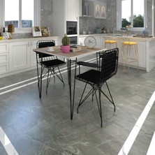 Kenz Life  Knsz Masa Sandalye Takımı HEM75MAZLUM Crdsyh 070*070 Klçsm 2 Sandalye Syhsyh Kolçaklı Sırt Minderli