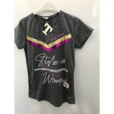 CMK Butik Dijital Baskı Kız Çocuk T-Shirt