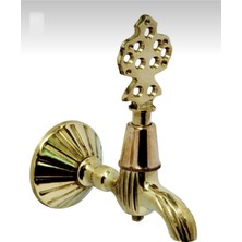 Elmina Armatür  lüx Eskitme Osmanlı Musluk Batarya Çeşme Tek Su Çıkışlı