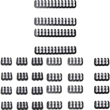 2x 24 Adet Kablo Tarağı 24 Pin 6 Pin Bilgisayar, 3 Tip Kablo Bağları 3.0 Için Ayarlanmış(Yurt Dışından)