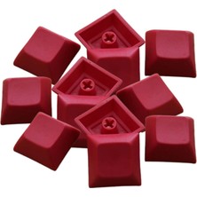 24PCS Pbt Dsa Profil Anahtar Kapakları Oyun Mekanik Klavye Için 7.42MM Dıy