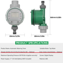 Dijital Otomatik Sulama Zamanlayıcısı Programlanmış
