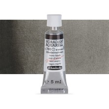 Schmincke : Horadam Aquarell Tüp Sulu Boya : 5 ml : Ivory Black