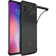 Ekolaks Xiaomi Mi 9 Kılıf Electroplate Planting Tpu Şeffaf Lazer Ince Slim Silikon