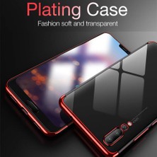 Ekolaks Xiaomi Mi 9 Kılıf Electroplate Planting Tpu Şeffaf Lazer Ince Slim Silikon