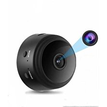 1080 P Kablosuz Wifi Kapalı / Açık Hd Mini Manyetik Ev Gözetim Kameraları (Siyah)